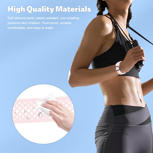 Correa de silicona para reloj inteligente MMBX IDW26 rosa miniatura 3