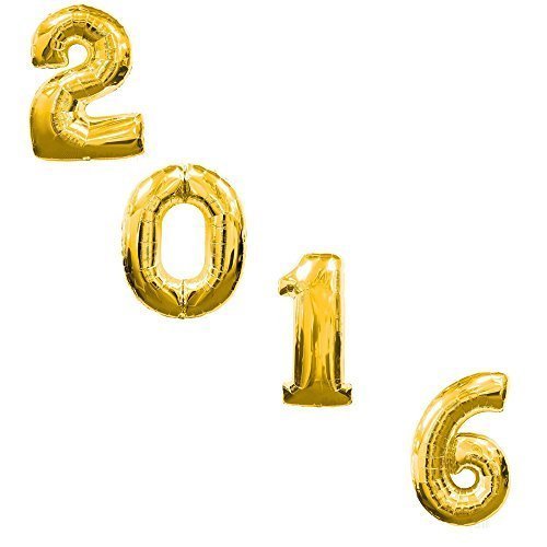 PMU 2016 Graduation 34 Inch Mylar Balloons,Gold, Package of 1