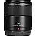 Panasonic LUMIX G MACRO LENS, 30MM, F2.8 ASPH, MIRRORLESS MICRO FOUR THIRDS, MEGA OPTICAL I.S, H-HS030 (USA BLACK)