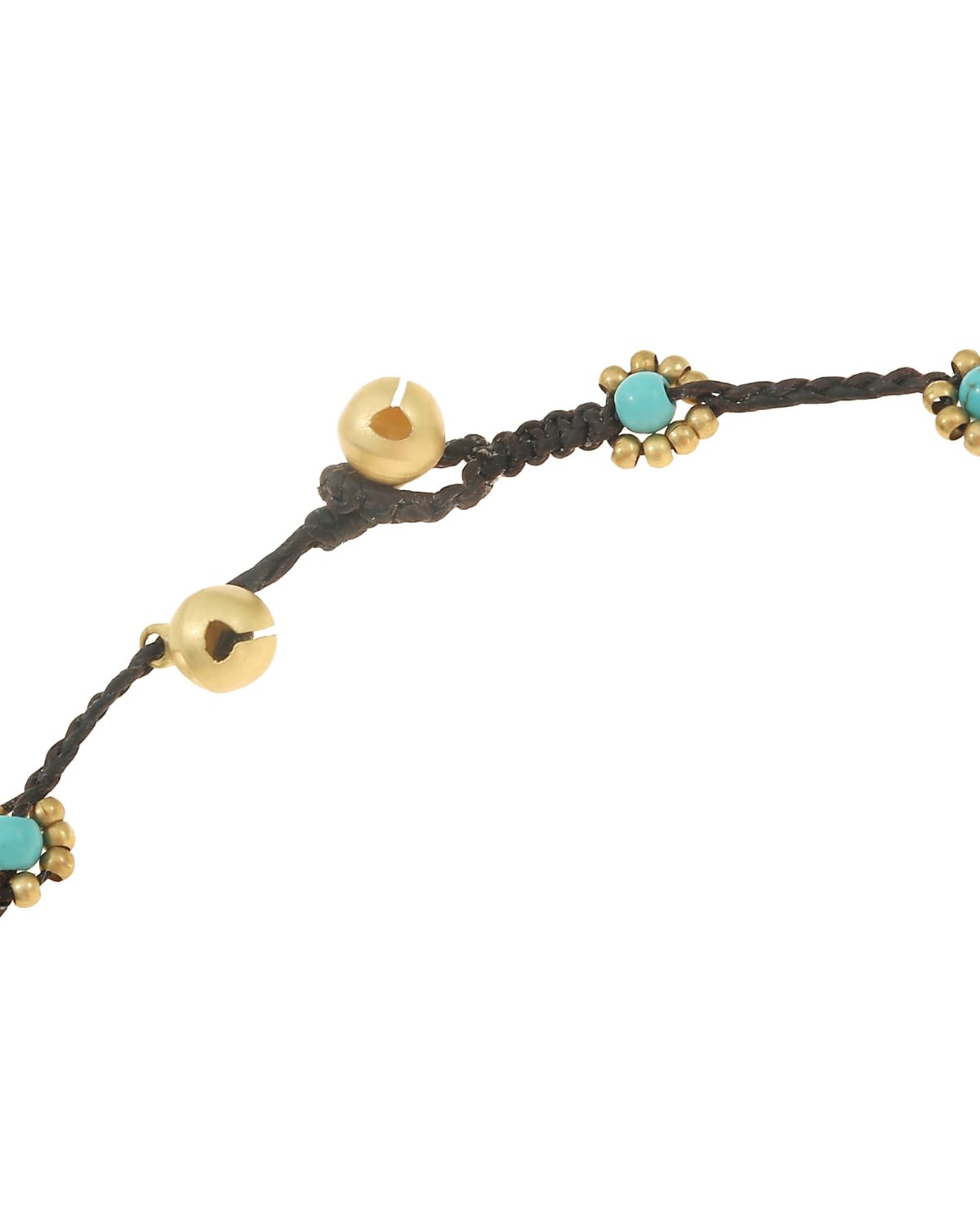 Made by Nami Collana da surfista con perline per donna - Accessori da spiaggia e da festival fatti a mano - Collana girocollo con perline Hippie e Boho
