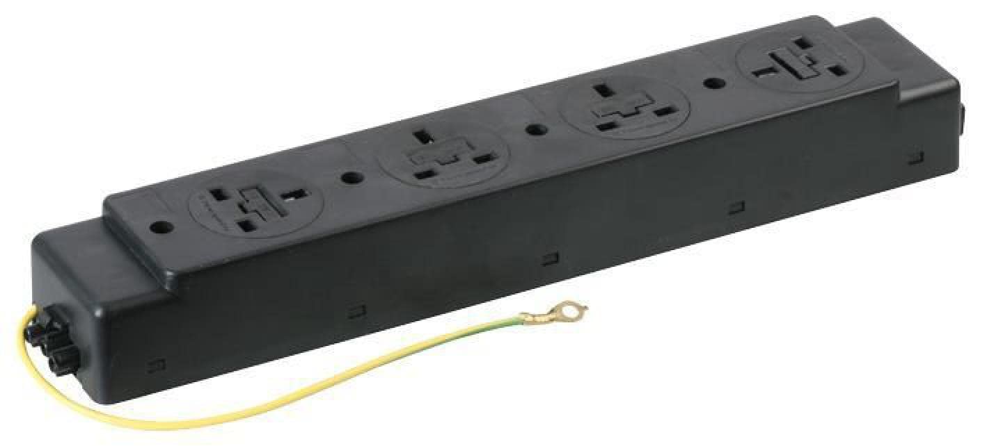 Powerdata Technologies 4 Way Individually Fused Under Desk Power Unit