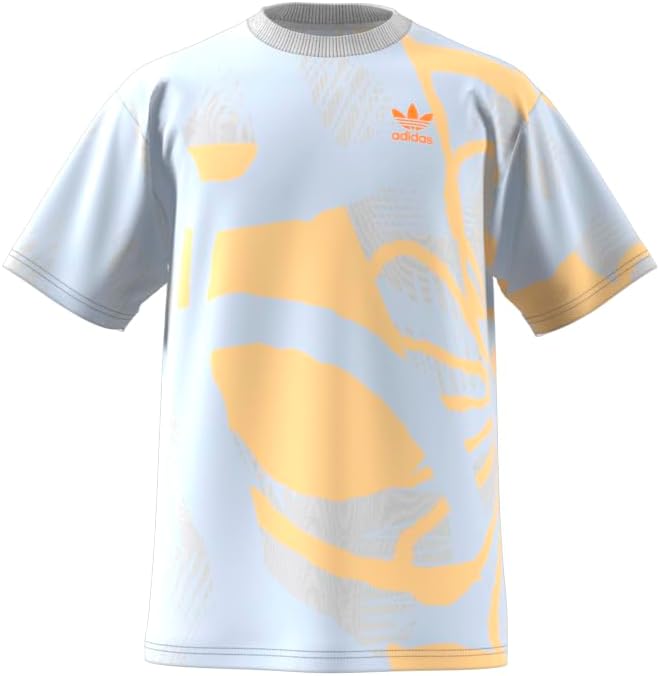 adidas Originals mens ADIPLAY ALL OVERSIZE PRINTED SS TEE