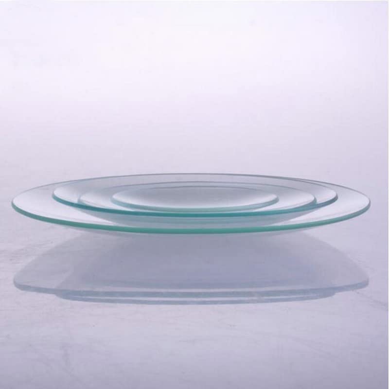 10 unids/Lote 45/60/80/90/100/120/150/180/200mm Material de Laboratorio de Vidrio Reloj Plano Disco de Superficie de Plato de Vidrio for Laboratorio (Size : 120mm)
