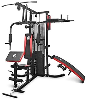 Fit4home Multi Gym Workout Station | Home Fitness Body Exercise Machine | Total-body Workout | TF-7005A, (81.64 KG)