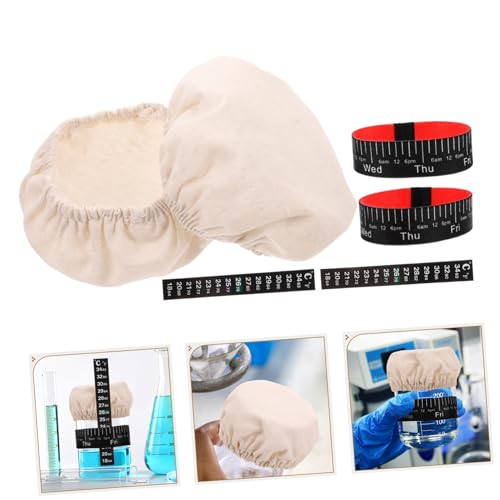 Élastique avec indicateur de date pour bocal de levain de cuisson