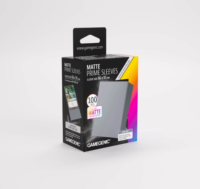Gamegenic | Unit Gamegenic Matte Prime Sleeves 100 Pack | TCG Accessory