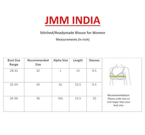 Image of Amazon Brand - Anarva Women's Readymade Shining Lycra Stretchable Round Neck Half Sleeve Blouses