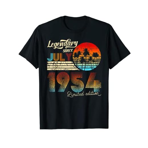 Legendario De Cumpleaños Desde Julio De 1954 Regalo Camiseta