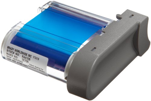 Cinta para impresora Brady TLS2200 75' x 2" azul miniatura 1