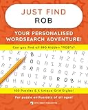 Just Find ROB: Your Personalised Word Search Adventure: For puzzle enthusiasts of all ages!