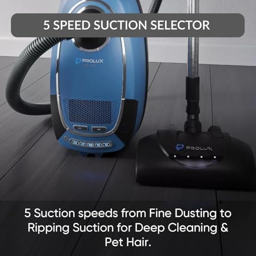 Prolux QX90 Bagged Canister Best Rated HEPA Vacuum with Powerhead for Home by Prolux - Used condition - Image 4