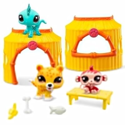 Littlest Pet Shop Zestaw Dzungla 3 figurki [FIGURKA]