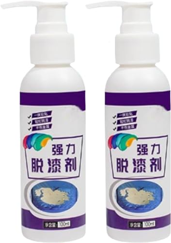 Décapant de peinture puissant, décapant de peinture efficace, décapant de peinture pour surfaces métalliques, nettoyant de peinture, dissolvants et nettoyants de revêtements (2PCS)