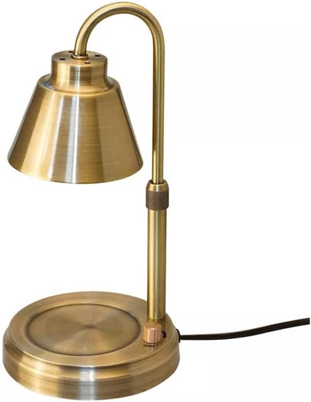 NOBRIM Candle Heater Fire-Free Aromatherapy Lamp Timing Melting Wax Lamp Iron Craft Candle Warmer Lamp for Coffee Shop Bedside Sleeping Bedside Indoor