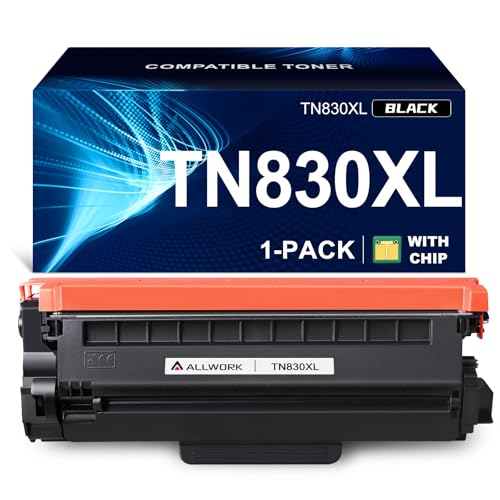 Image of TN830XL Toner Cartridge Replacement for Brother TN-830XL High Yield 1 Black | Compatible with Brother DCP L2640DW HL L2405W L2420DW L2460DW L2465DW L2480DW MFC L2820DW L2900DW Printer (New Version)