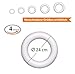 ZADAWERK® Anillo de poliestireno - sólido - Ø 24 cm - 4...