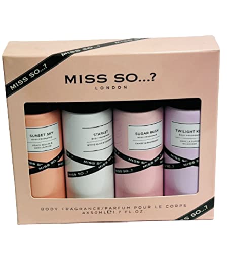 Miss So...? London Body Spray Women's Perfume Scented Body Fragrance Gift Set Live & Love Body Mist - Image 9