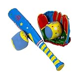 ➷Espuma suave: este juego de juguetes de béisbol está hecho de espuma suave para garantizar la seguridad de los niños cuando juegan. No tiene que preocuparse de que su hijo sea golpeado por una pelota de béisbol dura. Los niños pueden disfrutar del juego de béisbol de forma segura.