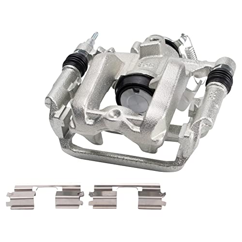 Image of TRQ Rear Right Brake Caliper w /Bracket Passenger Side