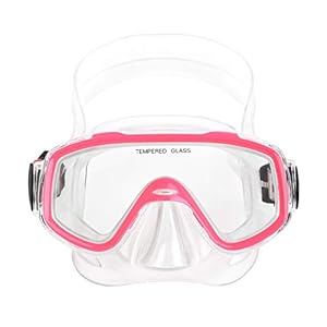 JIAHG Snorkelbril voor kinderen, duikbril, duikbril voor meisjes, jongeren, gehard glas