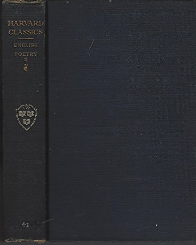 THE HARVARD CLASSICS: ENGLISH POETRY, VOLUME 2,... B003Y1STR8 Book Cover