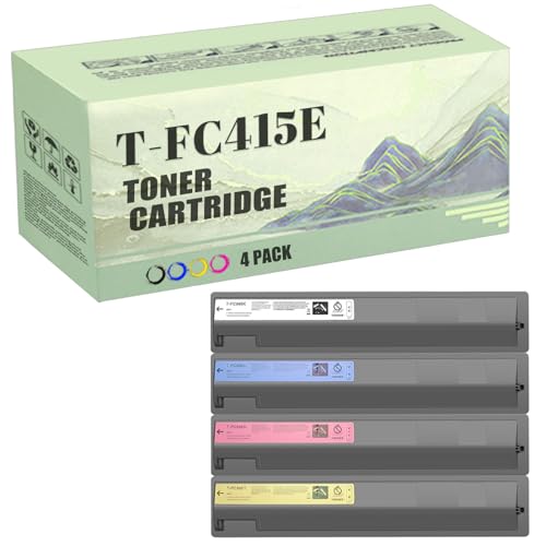 AUNNSY for Toshiba T-FC415 T-FC415E Toner Cartridge Replacement High Capacity for E-STUDIO 2010AC 2510AC 2515AC 3015AC 3515AC 4515AC 5015AC Printer 4 color