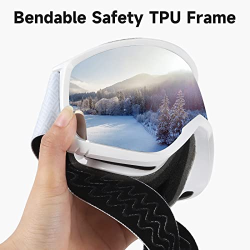 Findway Ski Goggles Otg - Over Glasses Snow Snowboard Goggles For Men Women Adult- Anti-Fog 100% Uv Protection Wide View #TOP3