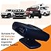LILITUAN Portable Car Heaters for Vehicle,200W 12V Car Heater that Plugs into Cigarette Lighter,360° Rotatable Car Defroster Windshield Heater for Car,RV,SUV (Black-Black)