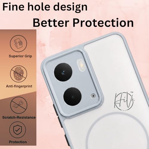 Image of Protective Back Cover for REALME P3 5G (Gray)
