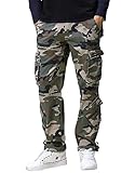 Match Men's Wild Cargo Pants(36,Grayish green max)