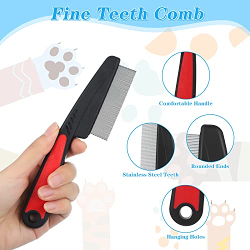 Thursday April 5 Stück Tränen Fleck Entferner Doppelseitiger Hunde Augen Kamm Bürste Flohkämme Haustierpflege Mehrzweck Werkzeug für Katzen und Hunde Pflegekamm
