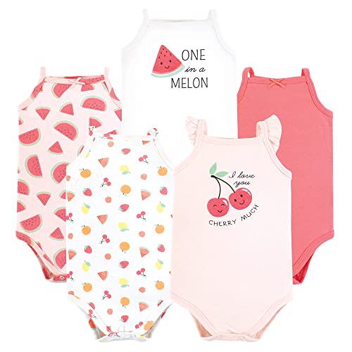 Image of Hudson Baby Unisex Baby Cotton Sleeveless Bodysuits
