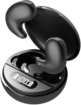 Wireless Bluetooth 5.4 Sleep Earbuds in Ear Light-Weight Headphones Mini Sleep Headphones Small Design for Sleeping Running Workouts and So On