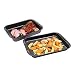 Produktbild c|h|g Kombi-Ofenset mit Griffmulden und Arretierungspunkten "Easy Oven", antihaft, anthrazit/metallic, Made in Germany