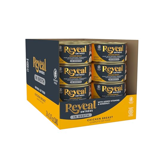 Reveal Entrées Natural Wet Cat Food, Grain-Free Added