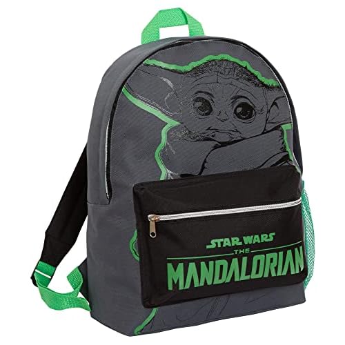 The Mandalorian Backpack, Grogu Bag para adultos, adolescentes, niños, mochila escolar Baby Yoda, mochila de viaje, mochila deportiva