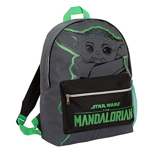 The Mandalorian Backpack, Grogu Bag para Adultos, Adolescentes, niños, Mochila Escolar Baby Yoda, Mochila de Viaje, Mochila Deportiva