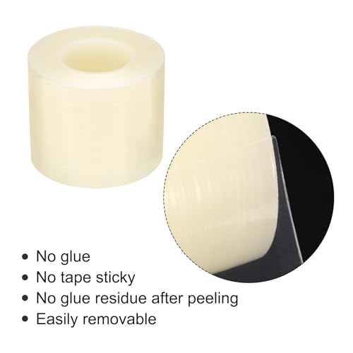 Image of MECCANIXITY Removable Protective Film Tape, 2 2 /5 Inch x 164 Ft Surface Protective Scratch Film Tape Roll for Furniture, Electrical Appliances, Clear