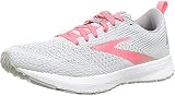 Brooks Damen Revel 4 Laufschuh, Oyster/Alloy/Fiery Coral, 35.5 EU