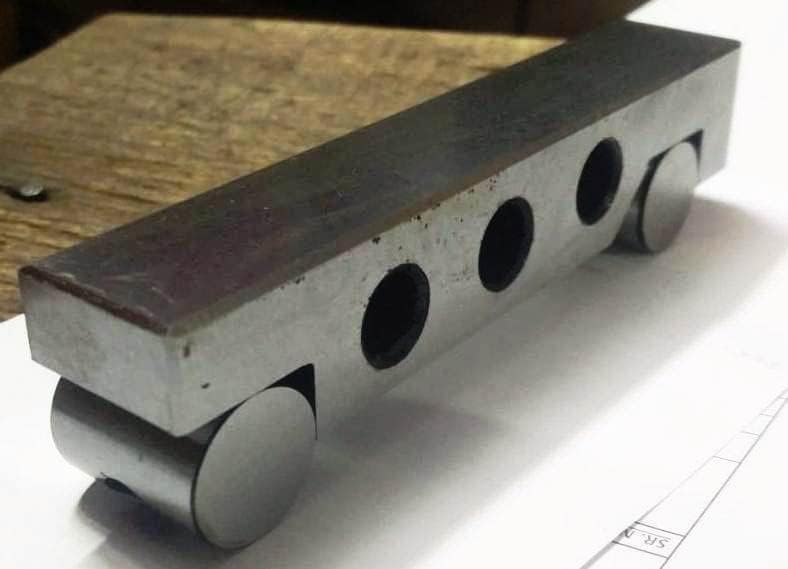 TUF-High Power Sine Bar Hardend & ground 6"