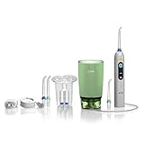 Water Flosser with 3 Attachment Tips for Home, Oral Irrigator for Braces and Pulsating Floss with a Water Cup Reservoir and Tongue Cleaner - JP50 Home - Jetpik