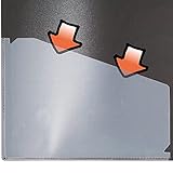 eco-eco A3 Size 50% Recycled 40 Pocket Black Presentation Display Book, Storage Case Portfolio Art Folder with Plastic Sleeves - Image 6