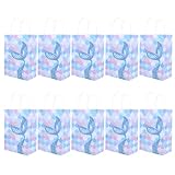 POPETPOP 10個 美人魚テーマのクラフト紙 包装袋 環境に優しい 素材 誕生日 結婚式 卒業式 新居祝いに 軽量コンパクトで持ち運び簡単 フィッシ