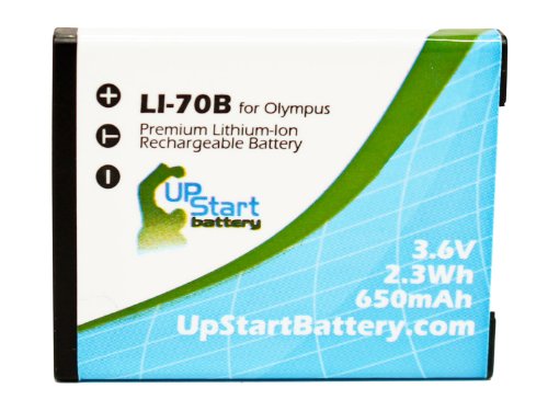 Upstart Battery LI-70B-KIT Li-70B Battery And Charger Replacement (650Mah, 3.6V, Li-Ion) For Olympus Digital Camera - Compatible With Olympus Vg-160 thumb #3