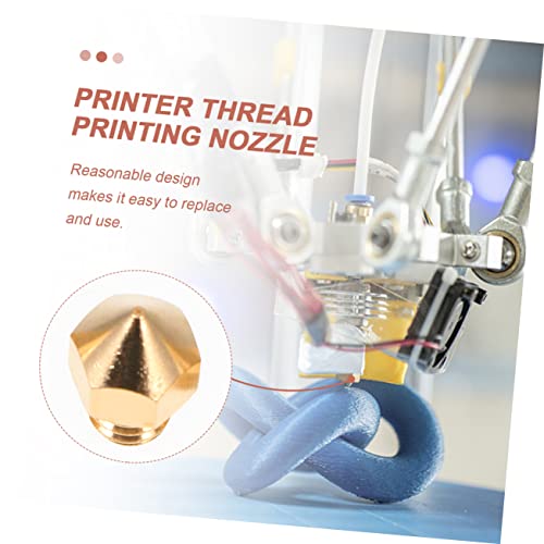 generic 10Pcs D Impressões Para D-Extrusora Substituição Acessórios De Impressão De Latão Bicos Ende