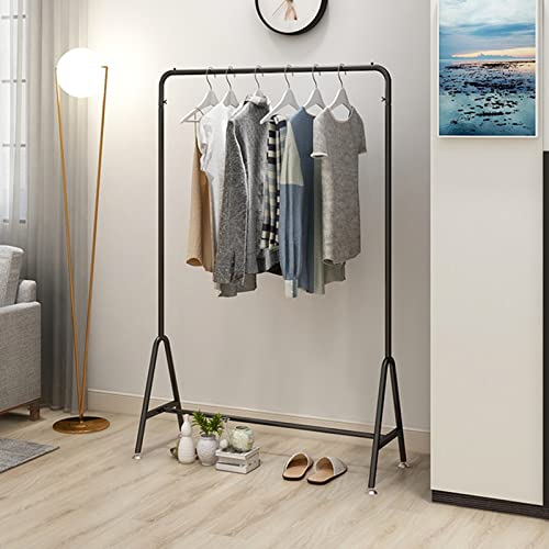 LXGJSQY Porte-Manteau en Métal Tringle À Vêtements Cintre Autoportant Porte-vêtements Vêtement Présentoir Au Détail pour Chambre Buanderie Salon(Size:100x38x150cm,Color:Noir) – vue 3