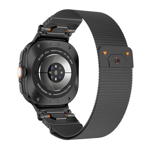 Bracelet Galaxy Watch Ultra 47mm noir idéal du bureau aux séances de sport intenses