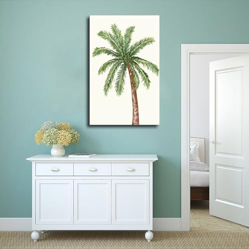Toile plage et citron grand format pour décoration murale