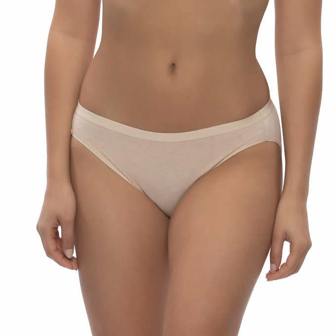 Lot de 6 bikinis extensibles en coton bio femme XL