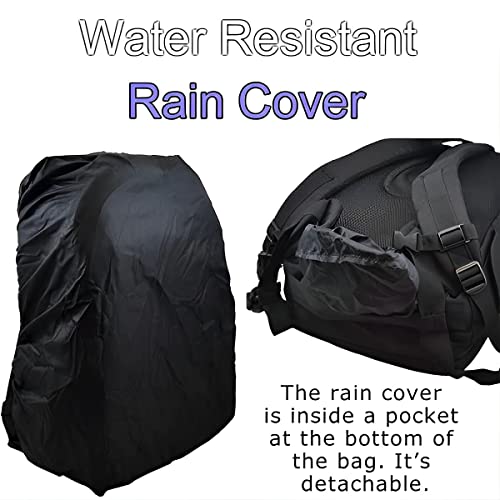 Image of VTS DSLR Camera Waterproof Backpack for Lens Accessories Tripod Monopod Heavy Duty and Video Camera (Black)